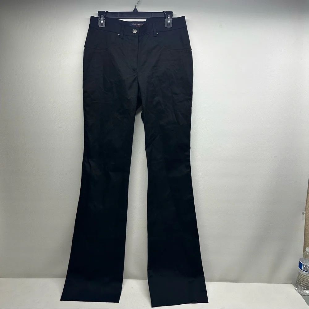 Louis Vuitton uniforms black trouser pant. Sz 38